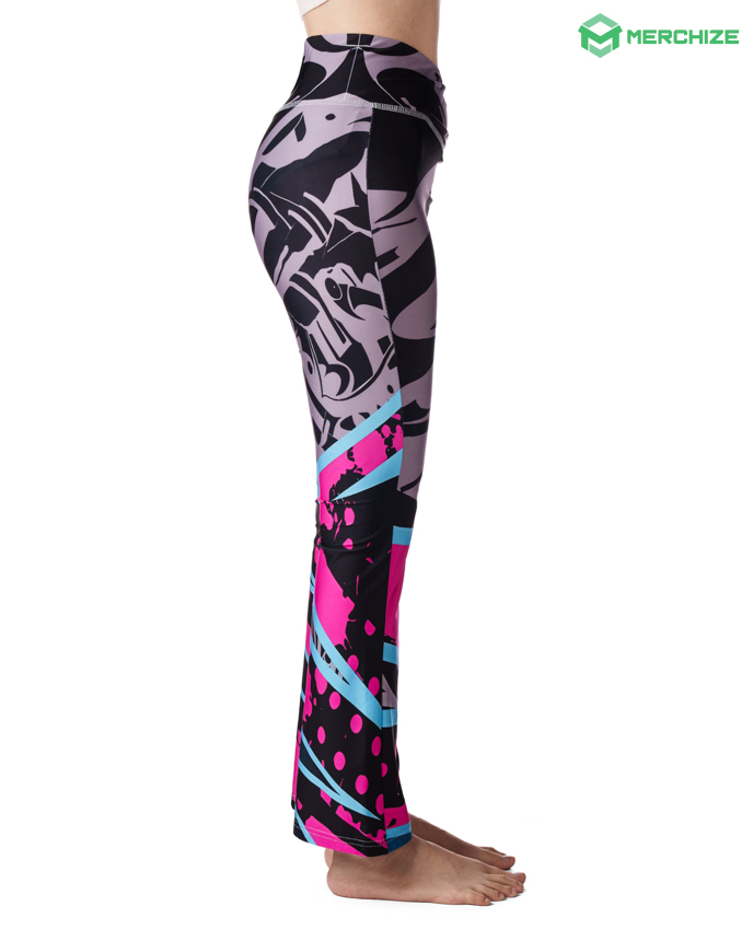 All-over Print Flare Leggings