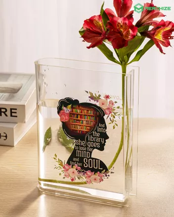Acrylic Book Vase 