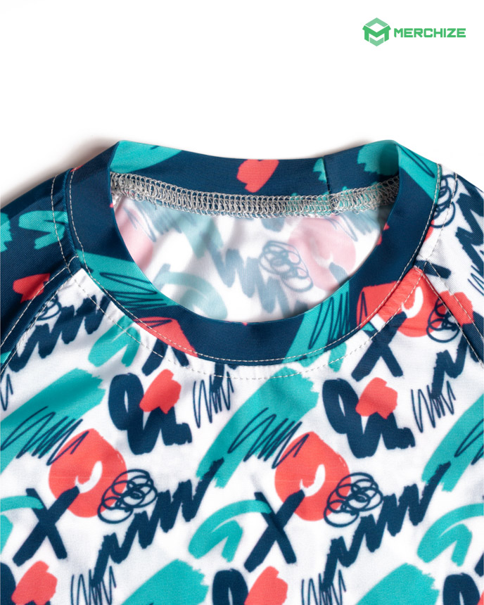 All-over Print Youth Short-sleeve Rash Guard
