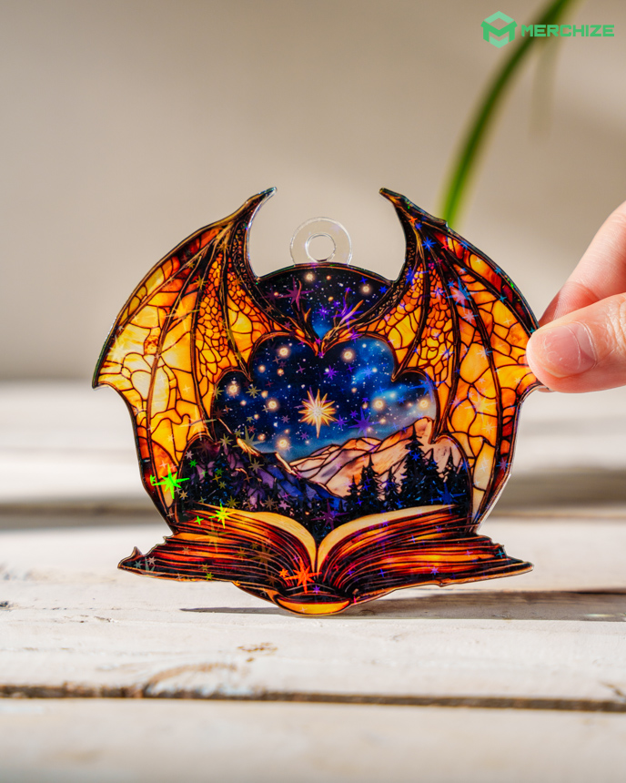 Custom Shape Star Hologram Ornament
