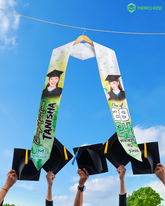 personalized gradution stole 