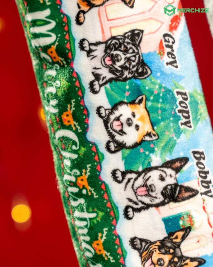 Dog Bone Christmas Stocking