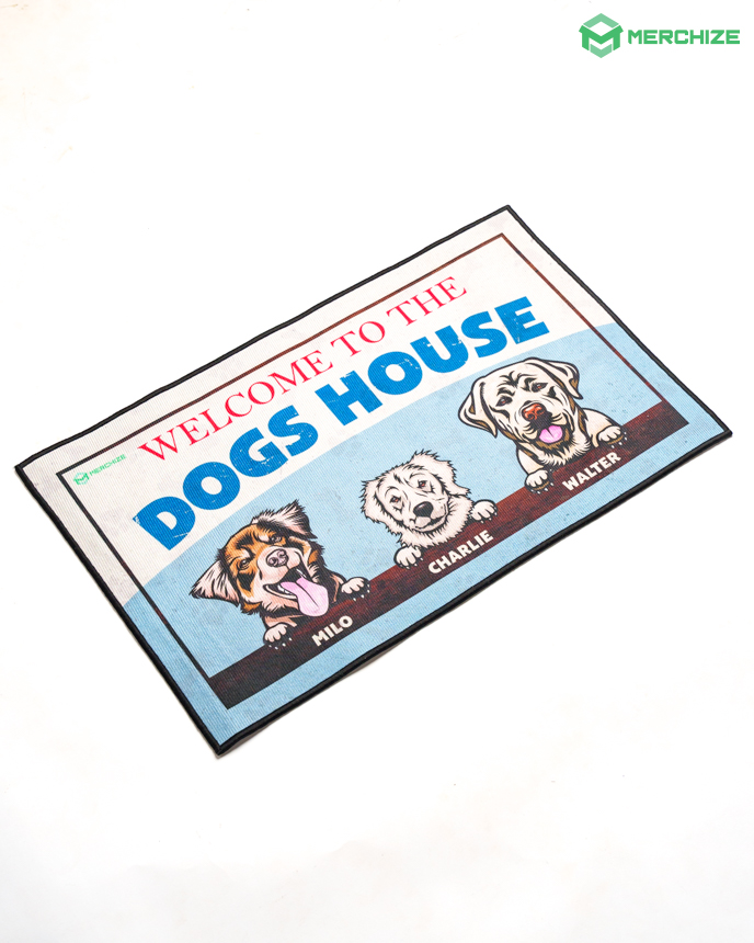 personalized print on demand doormats