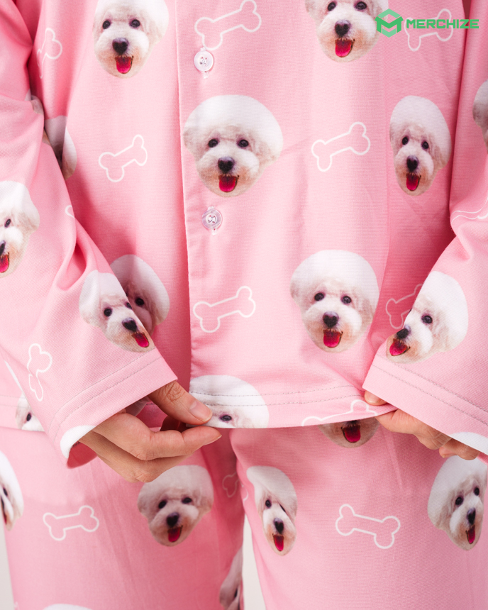 All-over Print Pajamas Set