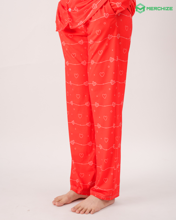 All-over Print Pajamas Set