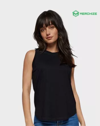 Women's Relaxed Fine Jersey Tank LAT 3592 (Made in US)