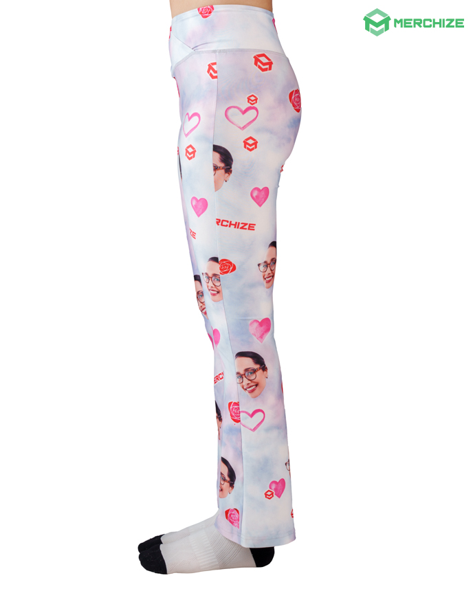 All-over Print Flare Leggings