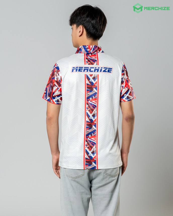 All-over Print Pocket Polo Shirt (Lightweight)