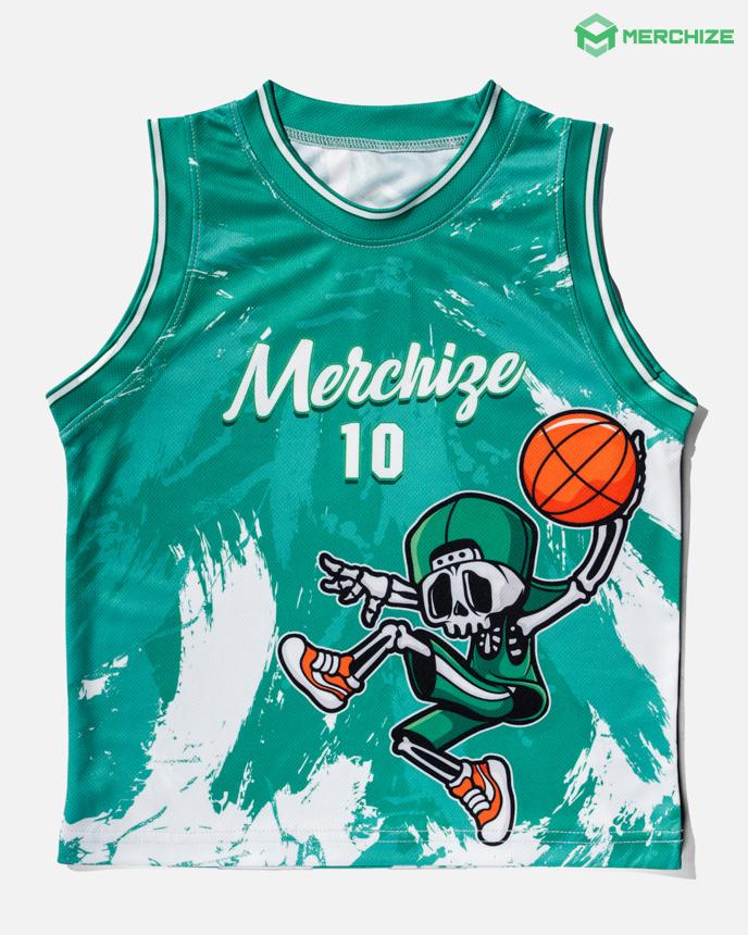 All-over Print Kid And Youth Sleeveless Jersey Tank Top