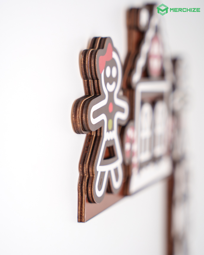 Custom Shape Wooden Corner Sign