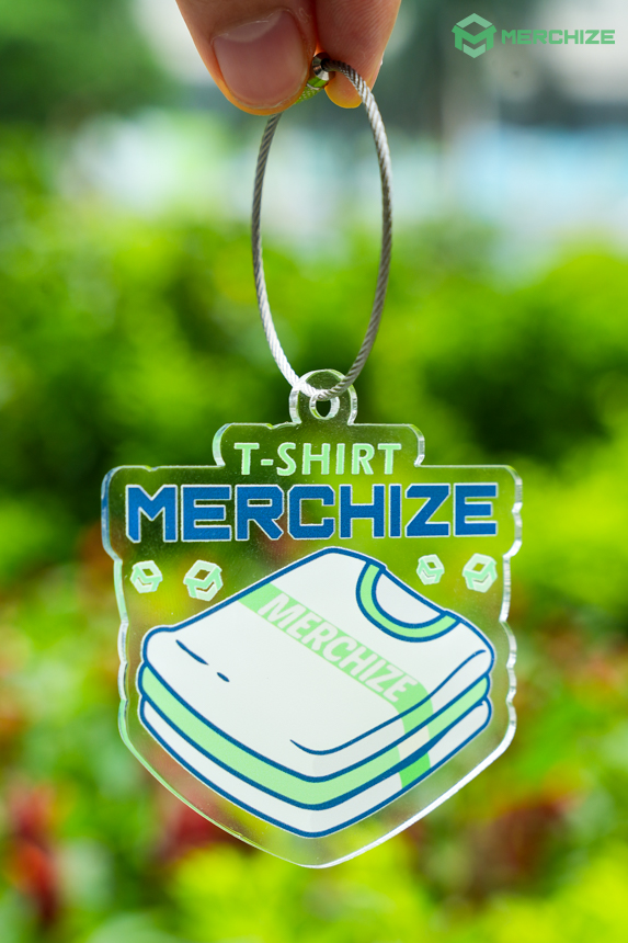 Custom Shape Clear Acrylic Tag