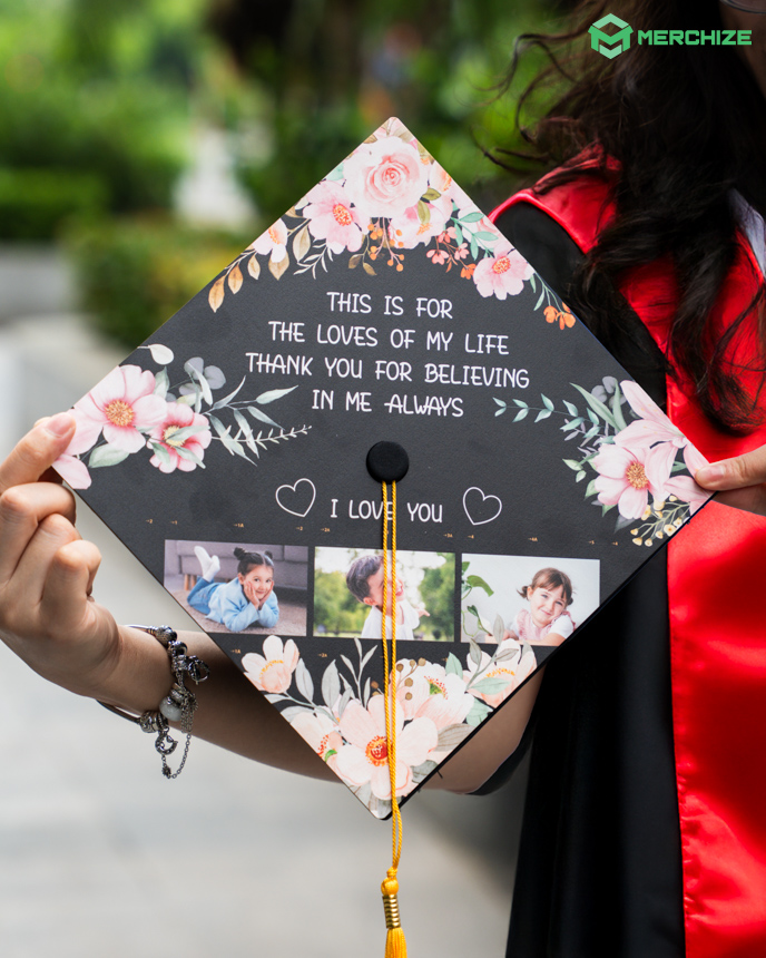 personalized graduation cap topper