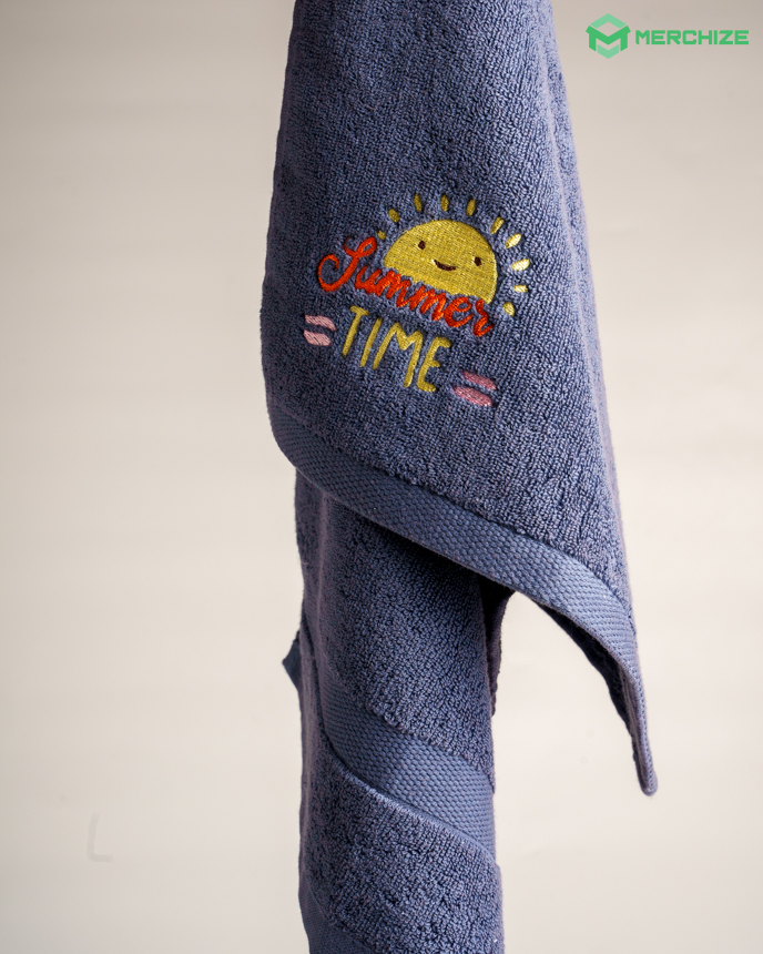 Embroidered Bath Towel