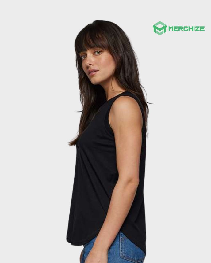 Women's Relaxed Fine Jersey Tank LAT 3592 (Made in US)