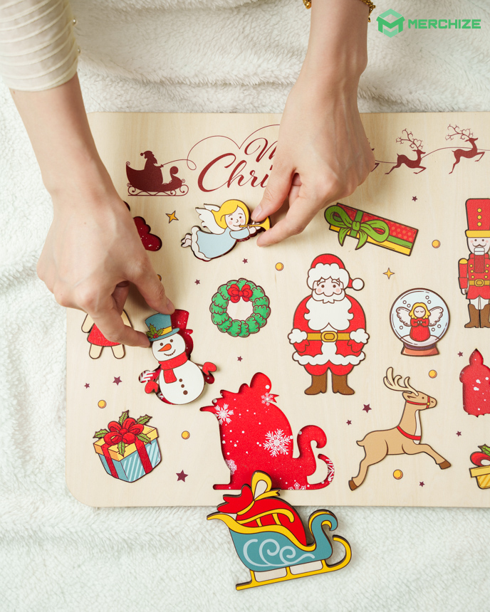 Wooden Puzzle Board