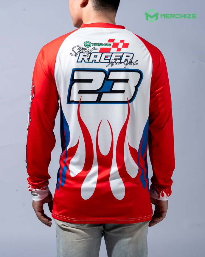 All-over Print Long Sleeve Raglan