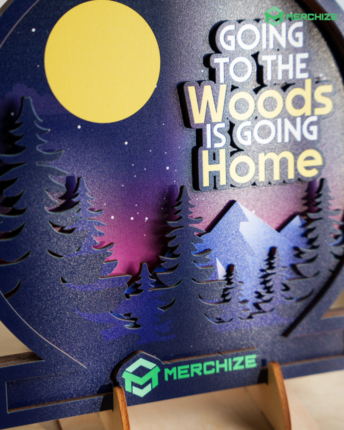 Custom Shape 4-layer Wood Sign