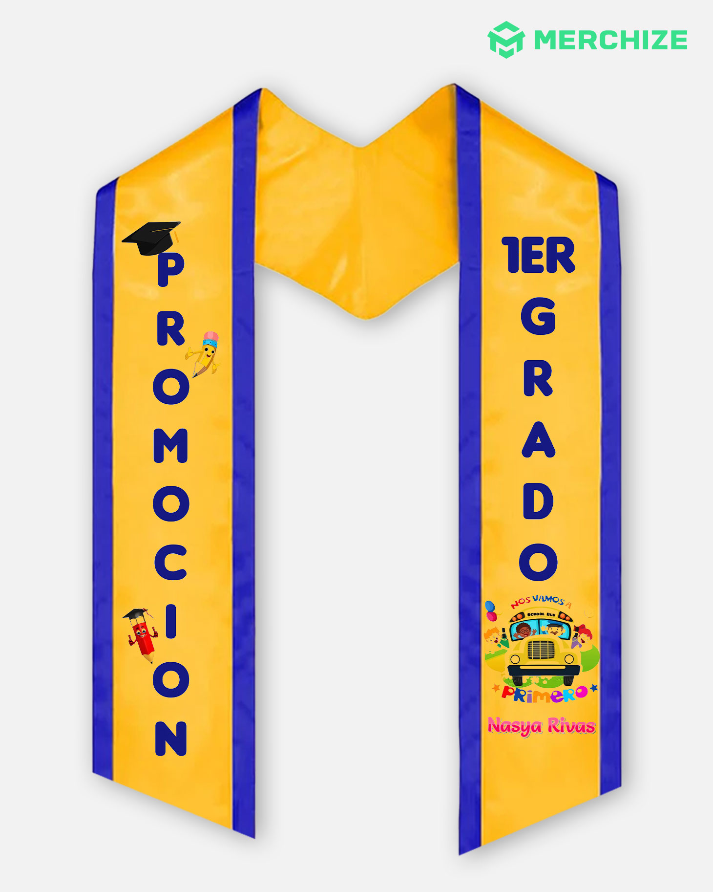 Kid Satin Graduation Stole
