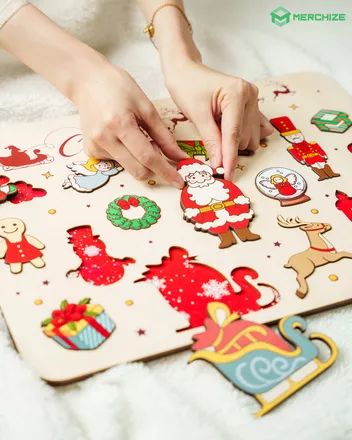 Wooden Puzzle Board