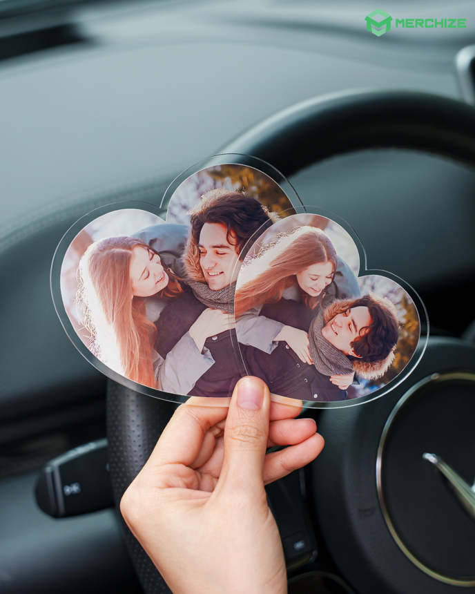  Custom Shape Acrylic Car Clip