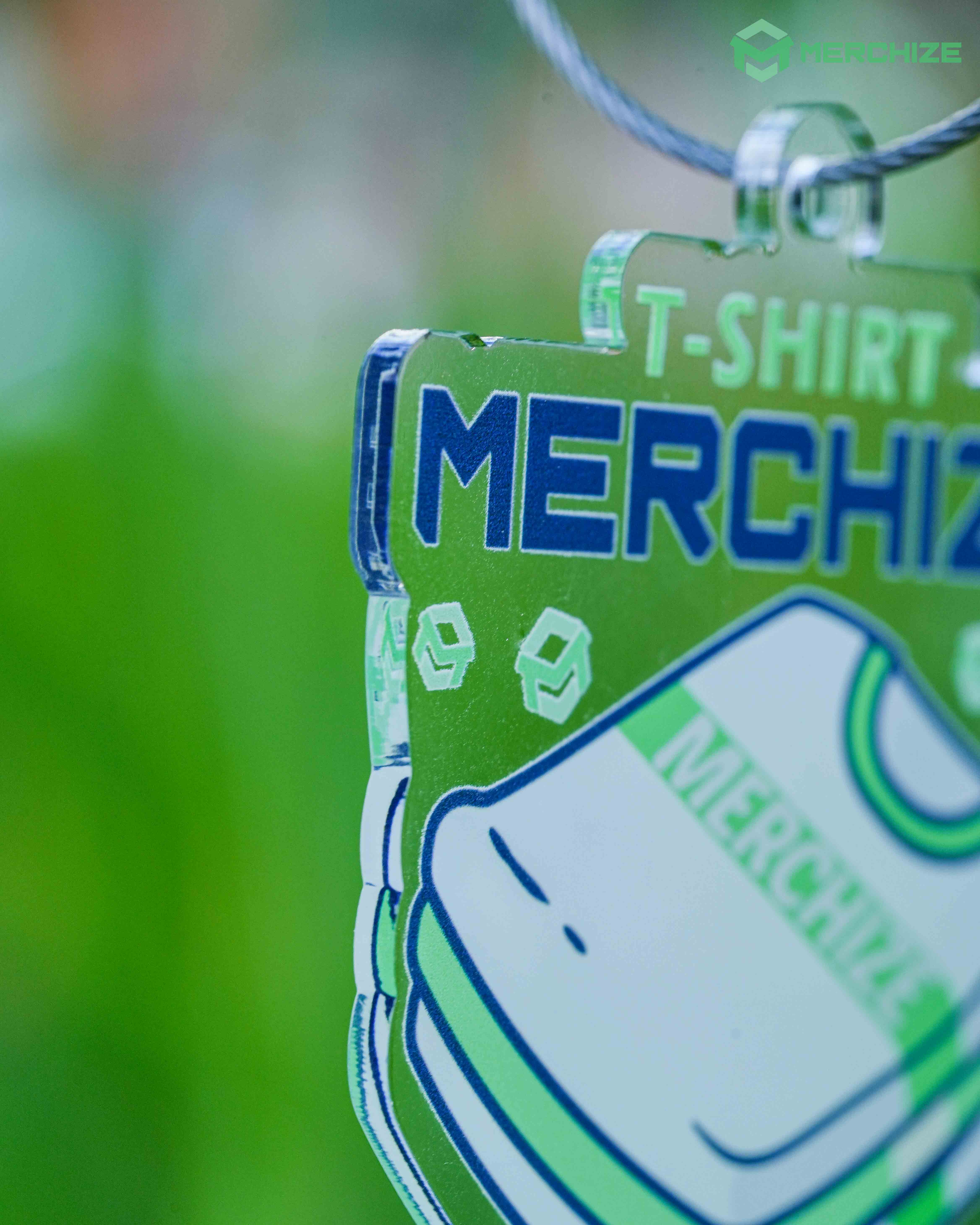 Custom Shape Clear Acrylic Tag