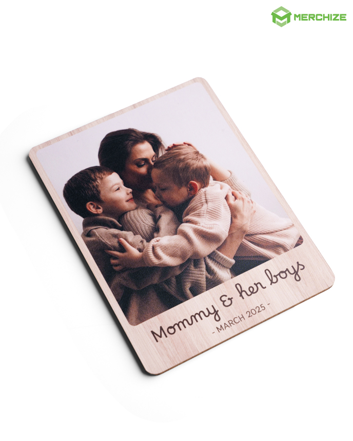 Custom Shape Wooden Magnet