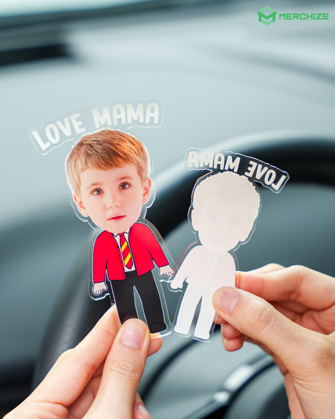  Custom Shape Acrylic Car Clip