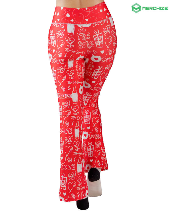 All-over Print Flare Leggings
