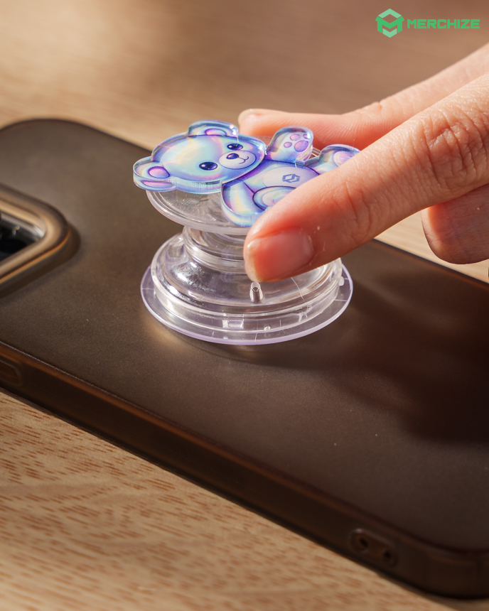 Custom Shape Hologram Phone Grip
