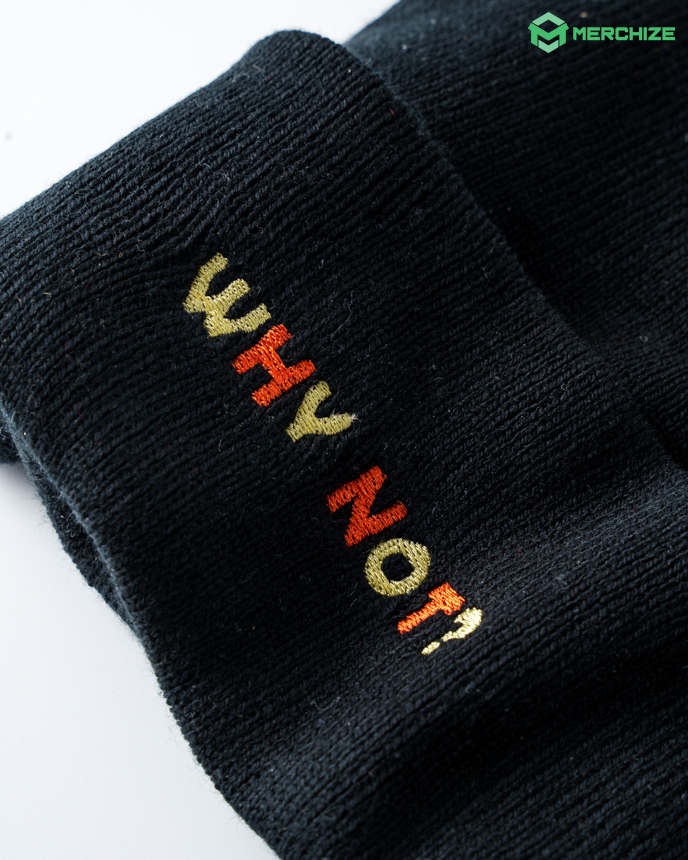 Embroidered Cuffed Beanie