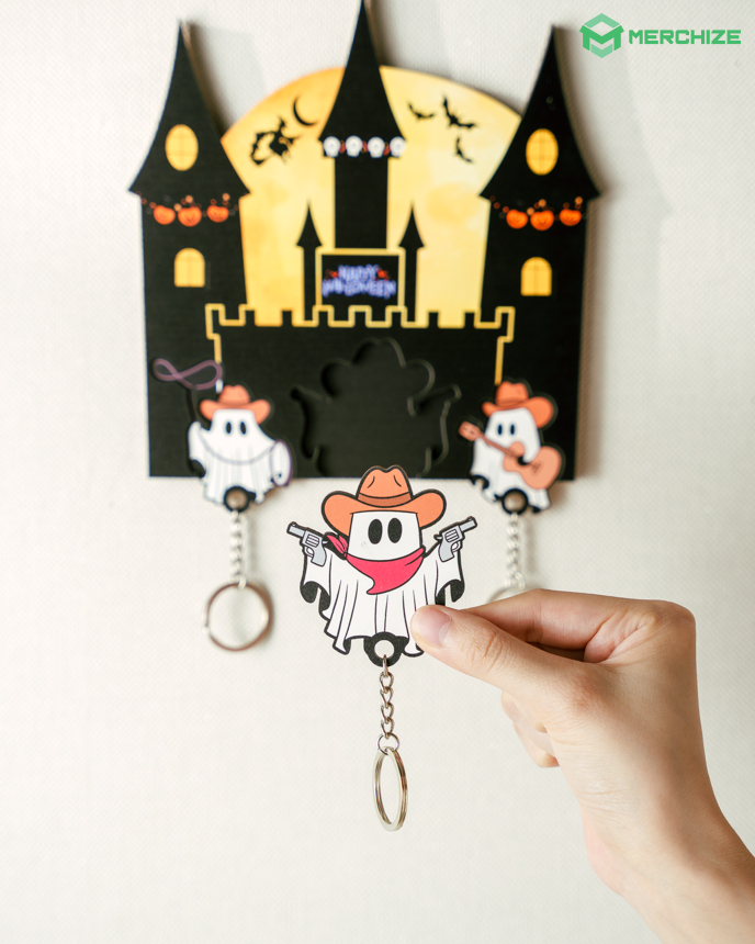  Custom Shape Layered Wood Key Holder