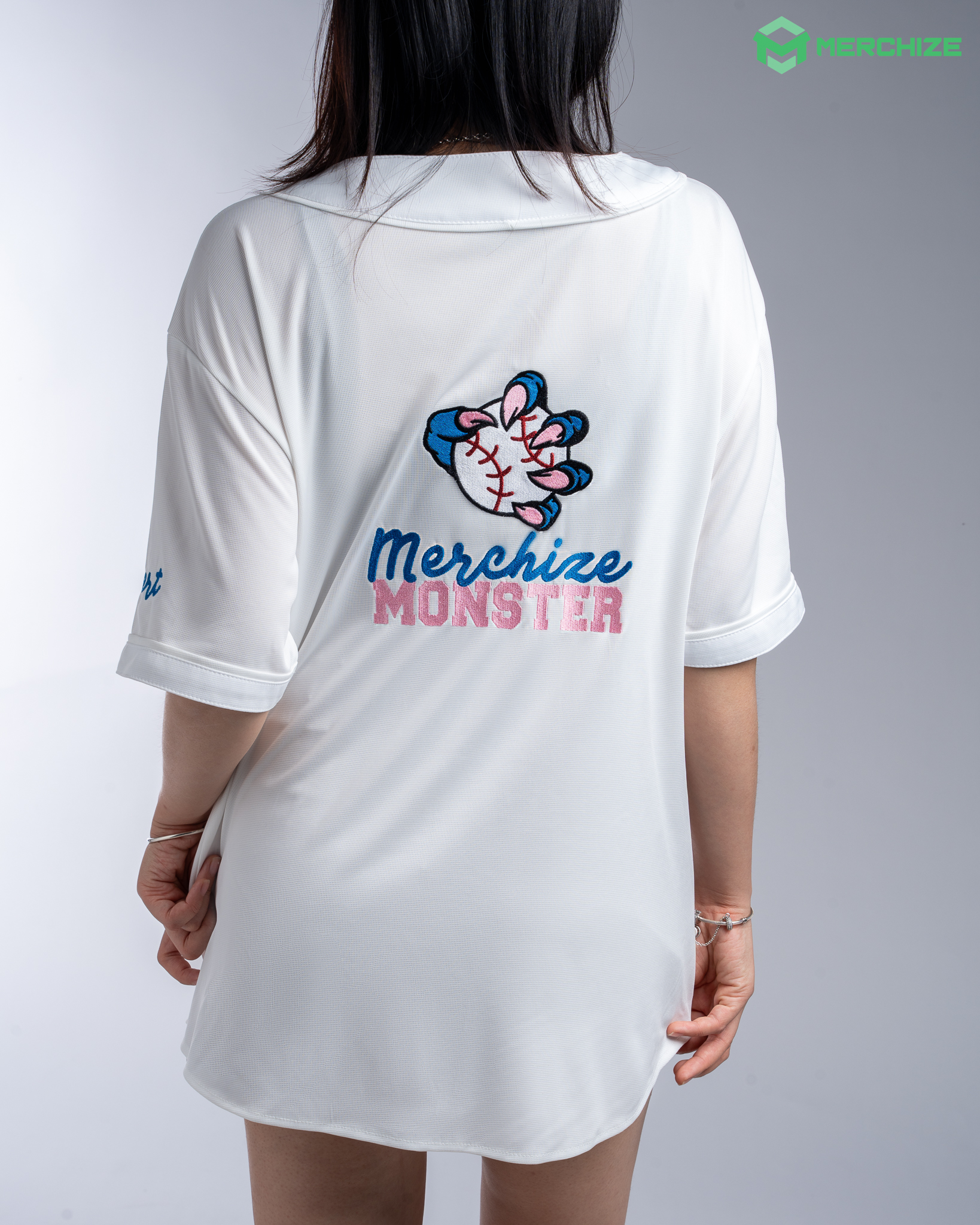 Embroidered Unisex Baseball Jersey