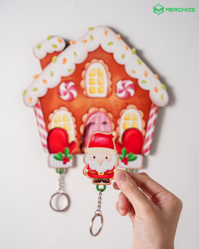  Custom Shape Layered Wood Key Holder