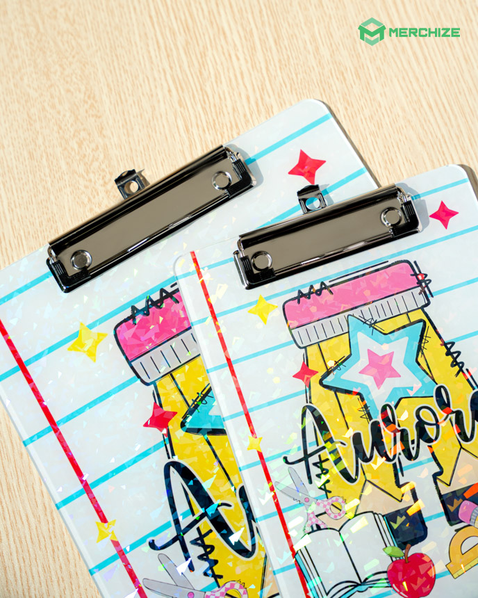 Hologram Acrylic Clipboard