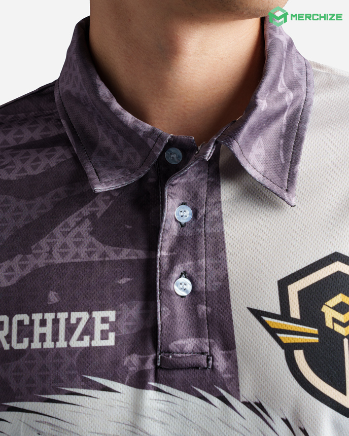 All-over Print Tactical Polo Shirt