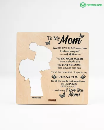 Wooden Plaque Card