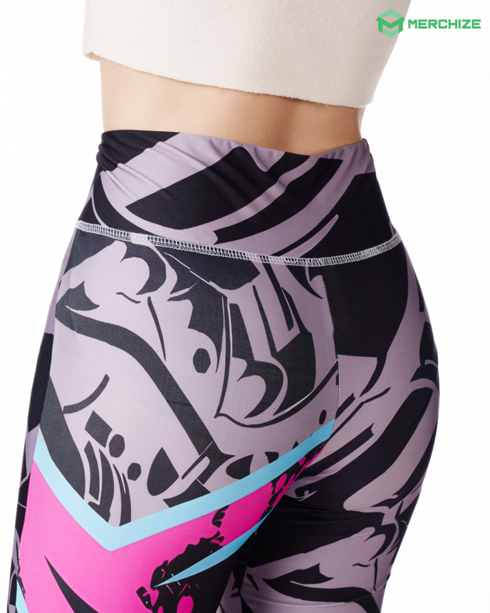All-over Print Flare Leggings