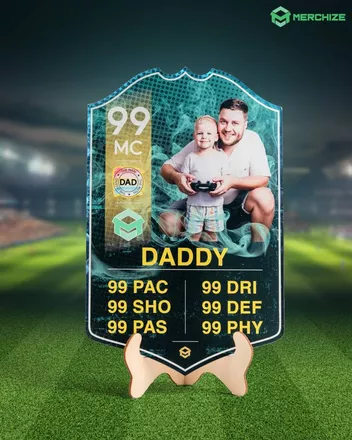 Acrylic Football Card Sign