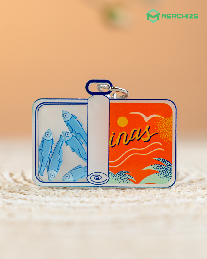 custom shaker keychain