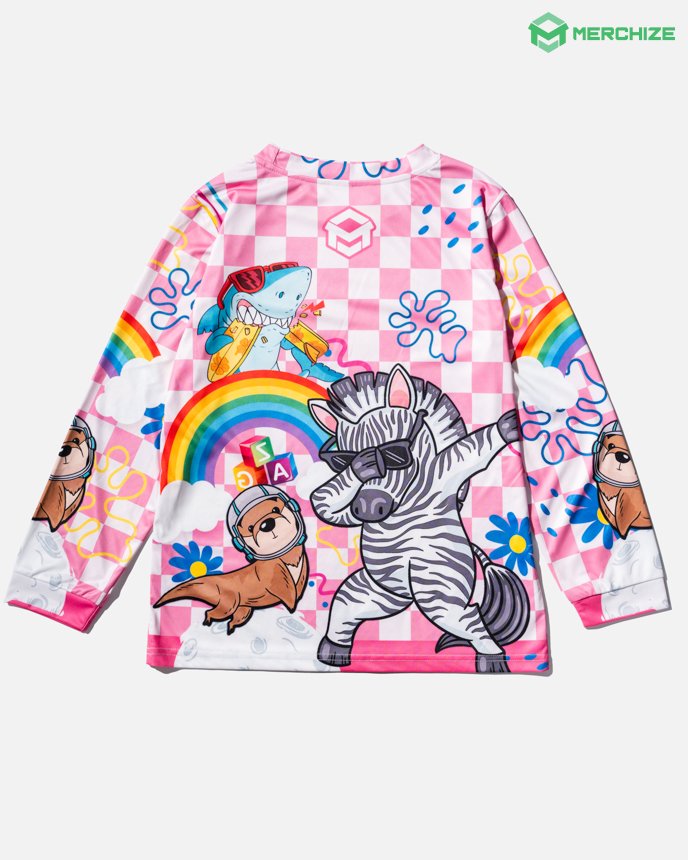 All-over Print Youth Long Sleeve Shirt