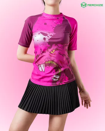 All-over Print Women's Short-sleeve Rash Guard