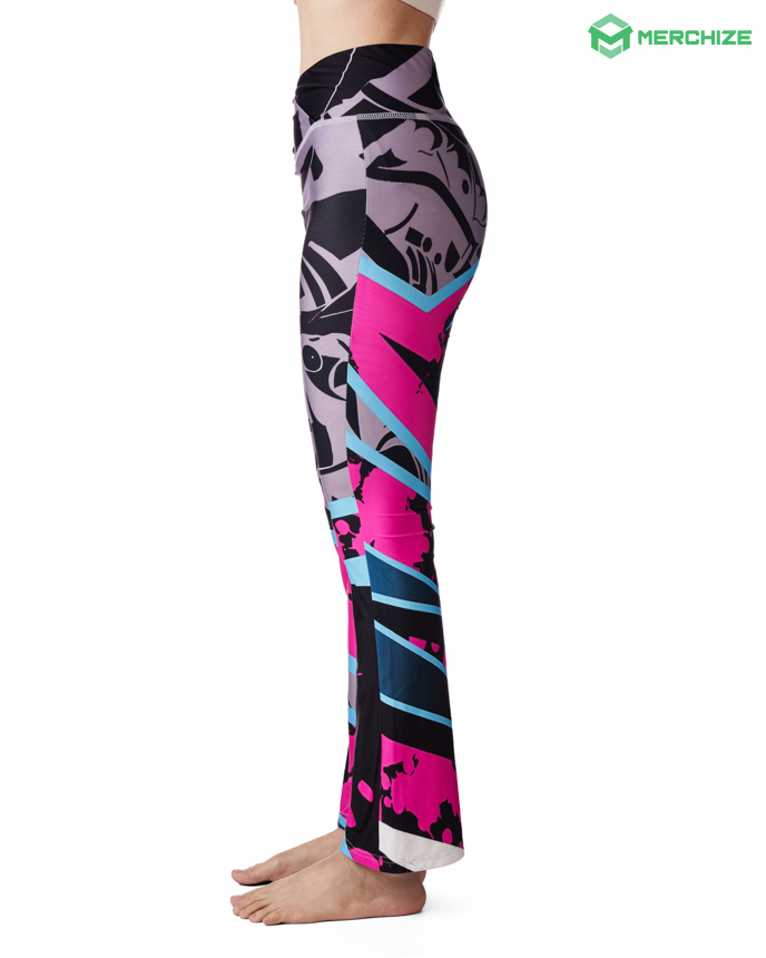 All-over Print Flare Leggings