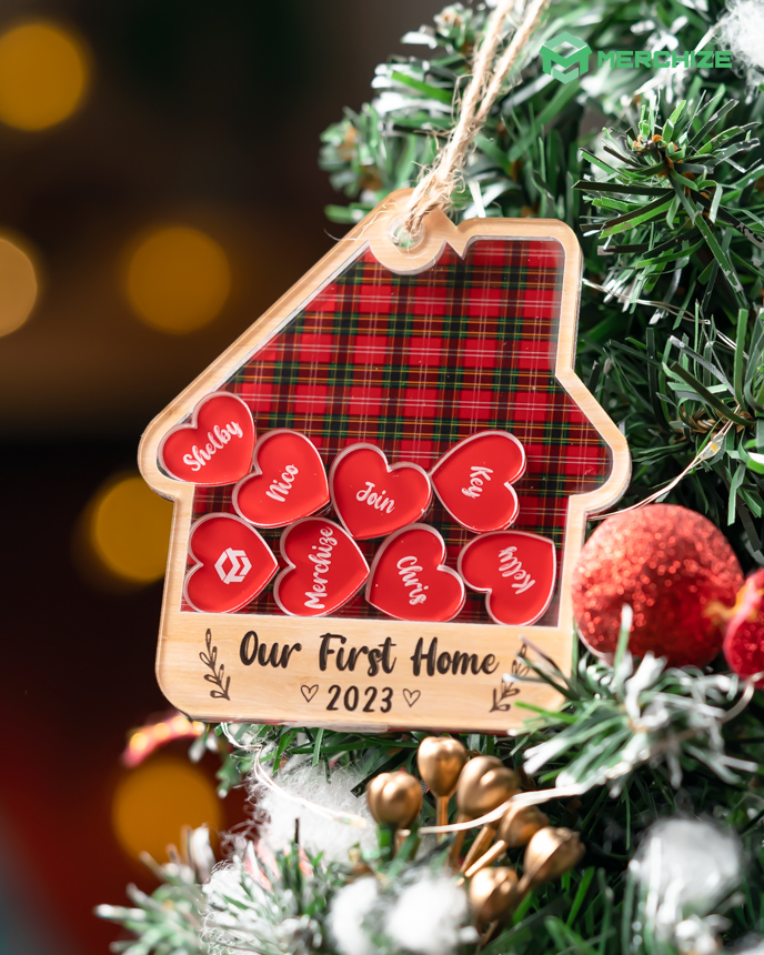 christmas shaker ornament