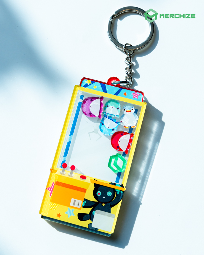 custom shaker keychain