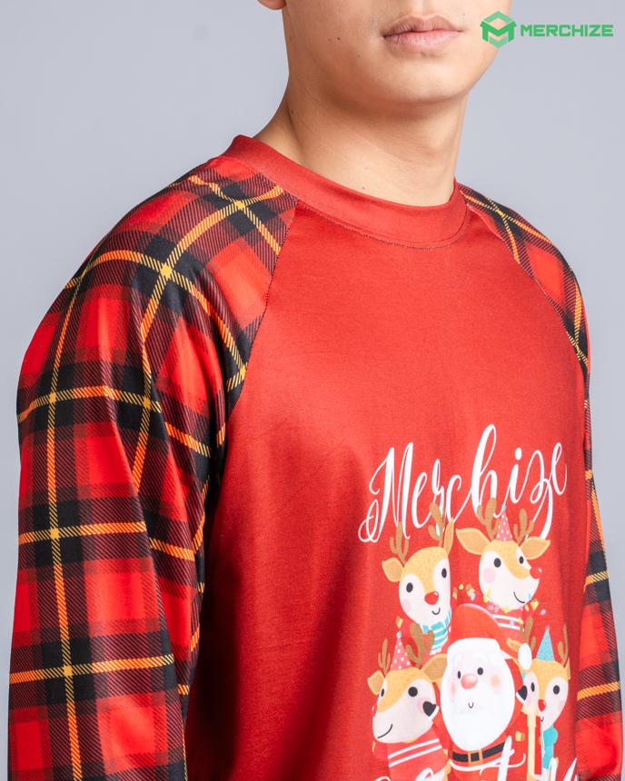 All-over Print Pajamas Long Sleeve Raglan