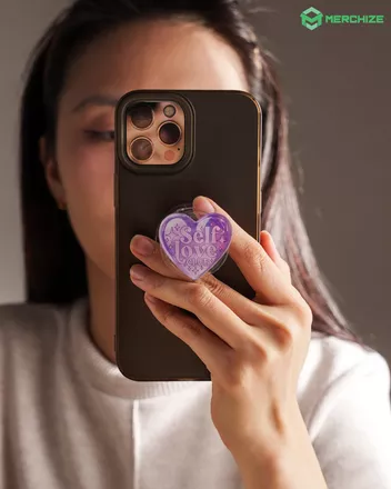 Custom Shape Hologram Phone Grip