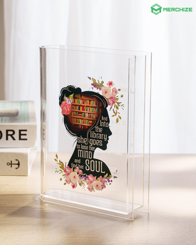 Acrylic Book Vase 