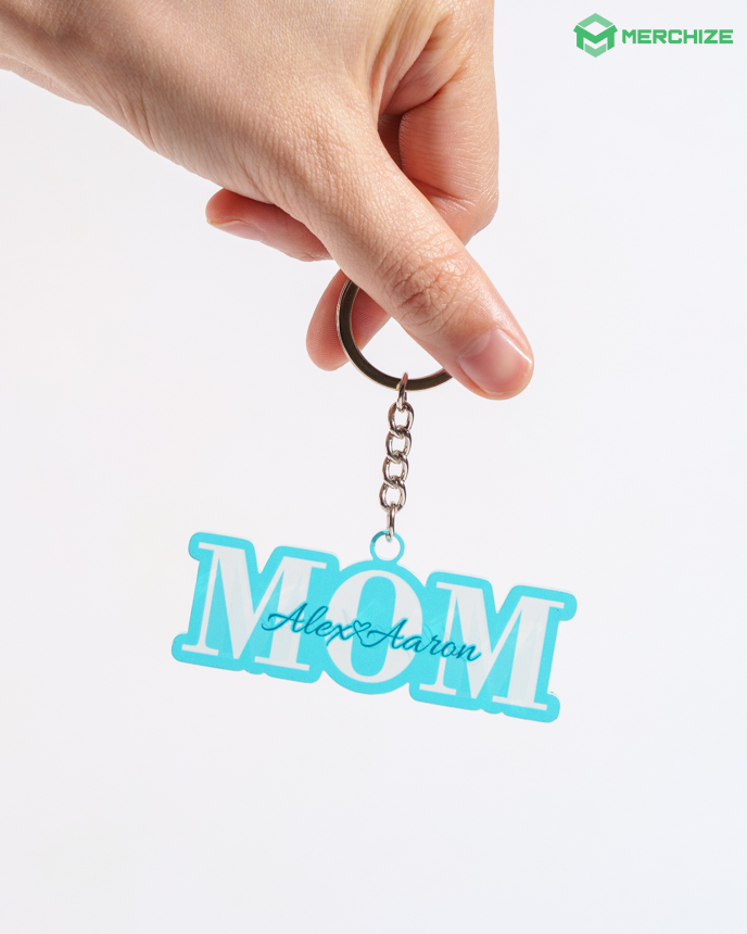 Custom Shape 2-side Printed Acrylic Keychain