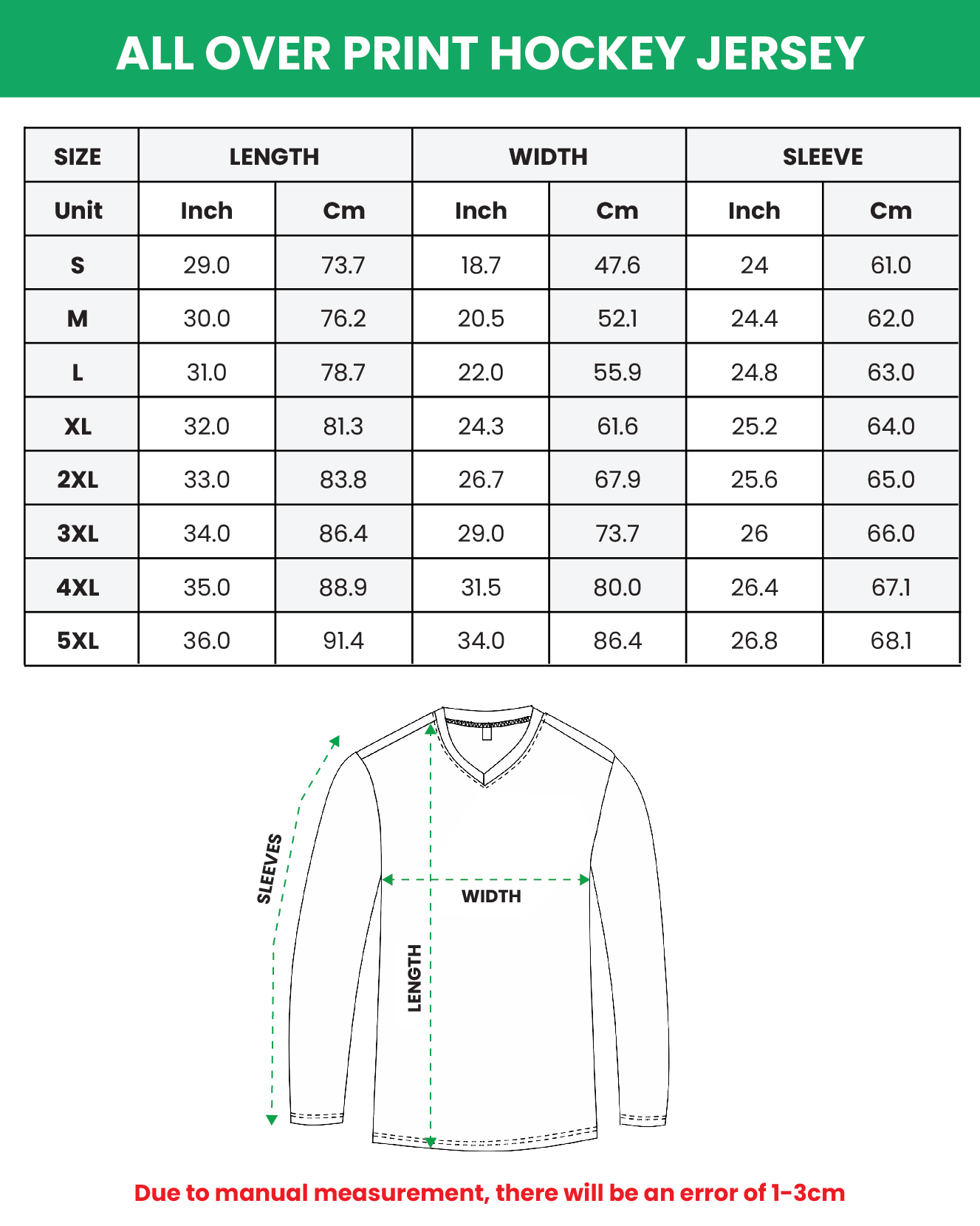 All-over Print Hockey Jersey