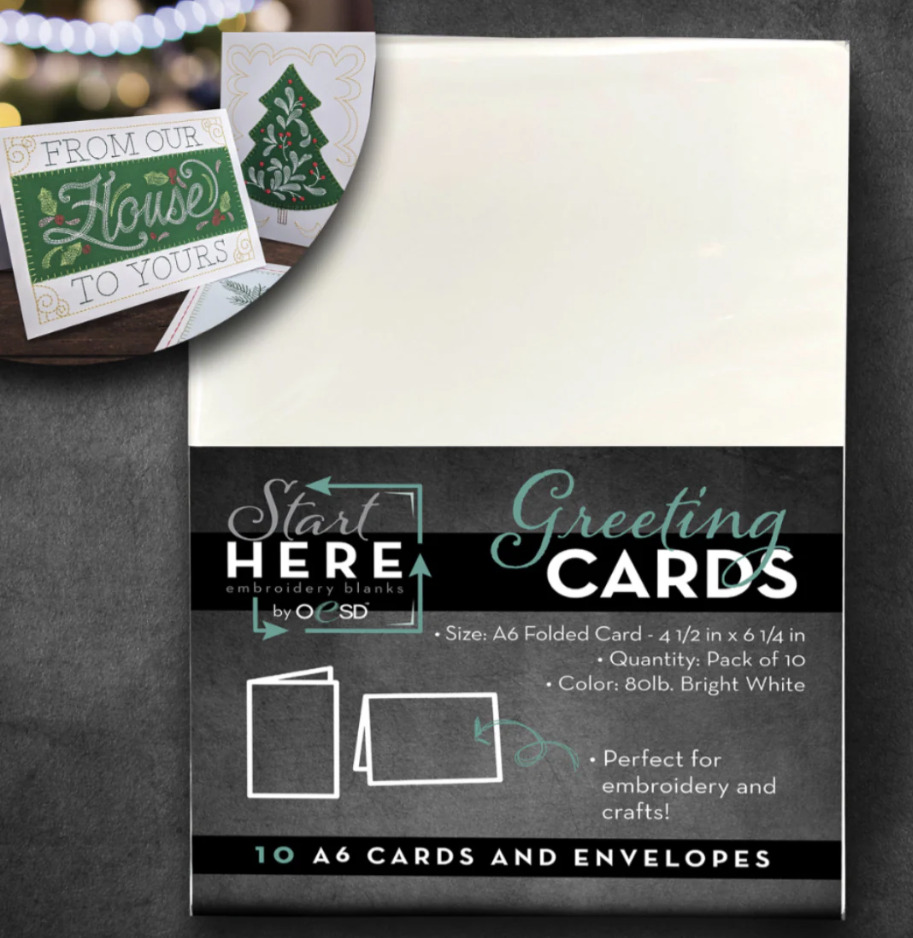 A6 greeting card